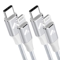 USB C to Lightning Cable 3ft 2Pack @ $8.49