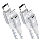 USB C to Lightning Cable 3ft 2Pack @ $8.49