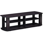 Furinno Nelly Entertainment Center TV Stand (43.3 W x 13.4 H x 13.1 D Inch) (Dark Walnut) @ $36.91