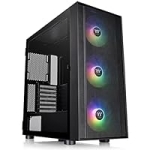 Thermaltake H570 TG Black ATX Mid Tower ARGB Tempered Glass Computer Case Chassis with Mesh Front Panel (CA-1T9-00M1WN-01) @ $69.99