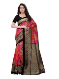 SIRIL Women’s Printed Poly Silk Saree with Blouse (800S39; Multi; Printed) @ $19.96