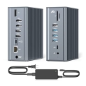 USB C Docking Station Dual Monitor for Dell/HP/Lenovo/Surface @ $40.00