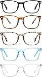 CCVOO Reading Glasses for Women/Men, Eyeglasses, Blue Light Readers for Women/Men, Computer Eye Glasses, Cheaters @ $5.26