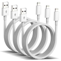 iPhone Charger [Apple MFi Certified] 3 Pack 6 ft Lightning Cable Fast Charging Cord Compatible with iPhone 14/13/12/11 Pro Max/XS MAX/XR/XS/X/8/iPad @ $3.59