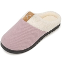 PLMOKN Slippers For Women Indoor And Outdoor Men House Memory Foam Cute Non-Slip Furry Bedroom Pillow Slide @ $7.80