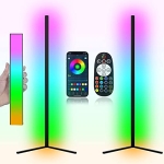 MODERN/Lfxbb Two Pack LED Corner RGB Floor Lamp,Updated Bigger Size , Smart App Control,40W LED Color Changing Floor Lamp with Remote, RGB Floor Lamp for Bedroom,Living Room