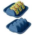 Silicone Taco Holder Set of 2 – Reusable Taco Stands with Dividers, Taco Tuesday Kit for Family Mexican Meals, Non-Slip Sturdy Taco Tray Racks, Dishwasher & Microwave Safe @ $9.99