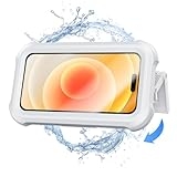 LC-dolida Shower Phone Holder Waterproof Gift for Men Women Universal Phone Stand Case Bathroom Wall Mount for iPhone 16 15 14 13 12 Pro Max XS XR