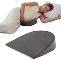 Bedluxe Pregnancy Wedge Pillows for Side Sleeping, Memory Foam Pregnancy Pillow, Belly Pillow Pregnancy for Sleeping, Maternity Pillow for Pregnant Women, Belly Support Short Plush 14.5*13.5*4 Inch @ $12.50