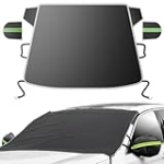 DMJN [2025 Upgraded] Windshield Cover for Ice and Snow [Full Coverage Winter Protection]-Heavy Duty Car Snow Cover, Against Snow, Ice, Frost and Water, Suitable for Cars, SUVs, and Trucks-Medium @ $17.99