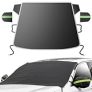 DMJN [2025 Upgraded] Windshield Cover for Ice and Snow [Full Coverage Winter Protection]-Heavy Duty Car Snow Cover, Against Snow, Ice, Frost and Water, Suitable for Cars, SUVs, and Trucks-Medium @ $17.99