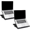 2-Pack Mind Reader Adjustable Portable Lap Top Desk with Built in Cushions & 8 Adjustable Positions (Black, 2LTADJUST-BLK) @ $14.98