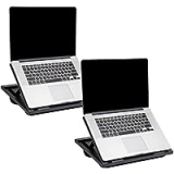 2-Pack Mind Reader Adjustable Portable Lap Top Desk with Built in Cushions & 8 Adjustable Positions (Black, 2LTADJUST-BLK) @ $14.98