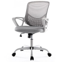 Office Chair Ergonomic Computer Desk Chair Mesh Mid-Back Height Adjustable Swivel Chair with Armrest for Home Study Meeting @ $46.70