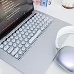 Keyboard Cover for Long Nails Compatible with MacBook Pro 13 inch M2 2023, 2022, 2021 2020 M1 A2338 A2289 A2251&Compatible with MacBook Pro 16 2020 2019 A2141 Touch ID, US ANSI (White & Heart) @ $3.99