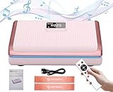 HOTWAVE Vibration Plate Exercise Machine with Bluetooth&LED Lights for Lymphatic Drainage, Power Vibrating Plates Platform for Weight Loss – Whole Body Waver Shaker Vibration Plate Machine Home Gym