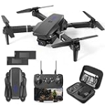 CuteAnt Drones with Camera for Adults/Kids, HD 1080P Mini Drone with Carrying Case, Altitude Hold, Headless Mode, One Key Take Off/Landing for Beginners, Gifts Toys for Boys&Girls with 2 Batteries @ $35.00