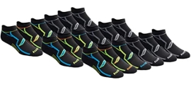 Saucony Men’s Multi-Pack Bolt Performance Comfort Fit No-Show Socks @ $22.42