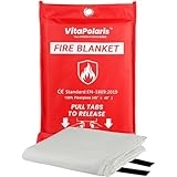 VitaPolaris Heavy-Duty Emergency Fire Blanket – 1 Pack – 40