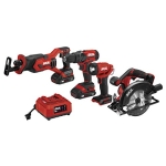 SKIL 20V 4-Tool Combo Kit: 20V Cordless Drill Driver Reciprocating Saw @ $129.00