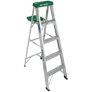 Werner 5-Feet Aluminum Step Ladder with 225 lb. Load Capacity Type II Duty Rating @ $29.88