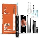EarFairy Ear Wax Removal Tool with 1080P Ear Camera,Smart Ear Cleaner Earwax Removal Kit with 8 Ear Pick, Clear Ear Scope Otoscope with 6 LED Lights,Visual Earwax Cleaning tools Kit for iPhone Android @ $27.60 ($27.60 / Count)