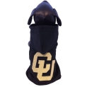 NCAA Colorado Golden Buffaloes Collegiate Cotton Lycra Hooded Dog Shirt (Team Color, Medium)