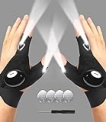 MOIPEJO LED Flashlight Gloves, Stocking Stuffers for Adults Christmas Gifts for Men Dad Boyfriend Husband Him, Cool Gadget Tools for Camping Fishing, Fathers Day Valentines Birthday Gift @ $4.16