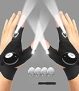 MOIPEJO LED Flashlight Gloves, Stocking Stuffers for Adults Christmas Gifts for Men Dad Boyfriend Husband Him, Cool Gadget Tools for Camping Fishing, Fathers Day Valentines Birthday Gift @ $4.16