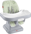 Fisher-Price Baby to Toddler High Chair SpaceSaver Simple Clean Portable Dining Seat & Booster with Washable Deep Tray & Liner @ $29.99