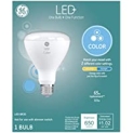 GE LED+ 9wattsColor Changing BR30 Indoor Floodlight Bulb2 Color Settings, White and Daylight Colors @ $5.00