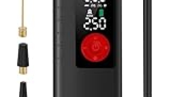 Tire Inflator Portable Air Compressor, 150PSI Smart Air Pump for Car Tires with Digital Tire Pressure Gauge,Fast Charge,Auto Shut Off, Portable Tire Inflator for Car, Bike, Motorcycle, Ball and More @ $11.99