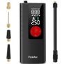 Tire Inflator Portable Air Compressor, 150PSI Smart Air Pump for Car Tires with Digital Tire Pressure Gauge,Fast Charge,Auto Shut Off, Portable Tire Inflator for Car, Bike, Motorcycle, Ball and More @ $11.99