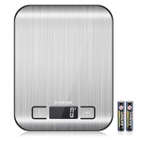 AccuWeight 211 Digital Kitchen Food Scale for Cooking Baking Coffee Scale 5000g by 1g with Tare and LCD Display Food Weight Scale @ $5.99