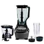 Ninja BL770AMZ Mega Kitchen System, 72 oz. Pitcher, 8-Cup Food Processor, 16 oz. Single Serve Cup, 1500-Watt, Black @ 80