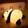 Rechargeable Cute Panda Night Light, 3 Level Dimmable Nursery Nightlight with Timer, Silicone Light Cute Animal Night Lamp for Breastfeeding Toddler Baby Kids Decor, Squishy Lamps Girls Panda Gifts @ $7.99