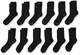 Hanes Boys’ Medium-Shoe Size: 9-2.5 Extra Durable Crew Socks Multipack @ $5.99