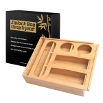 【New Version】Ziplock Bag Storage Organizer for Kitchen Drawer @ $10.54