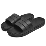 clootess Shower Shoes Slide for Women and Men Bath Slipper Sandal Bathroom Pool Non-Slip Quick Drying Black 40.41 @ $9.99