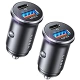 LISEN 54W Car Phone Charger USB C, Cigarette Lighter Adapter, Car Accessories for iPhone, USB C Car Charger Adapter USBC Type C 12v, Fit for iPhone 16 15 14 13 Samsung Google iPad Samsung Andorid