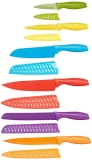 Amazon Basics Color-Coded Kitchen 12-Piece Knife Set @ $13.18