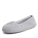 Dearfoams Women’s Rebecca Lightweight Cozy Memory Foam Closed Back Slipper with Wide Widths @ $13.51