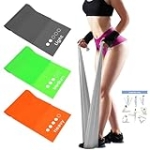 4.9ft Resistance Bands Set, Exercise Bands for Working Out, Elastic Bands for Home Exercise, Gym, Physical Therapy Bands for Stretch, Recovery, Yoga, Pilates, Rehab, Strength Training – Colorful @ $3.99