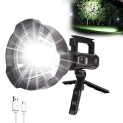 Rechargeable Handheld Spotlight Flashlight 90000 High Lumens @ $14.99