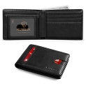 RUNBOX Slim Wallet for Men Minimalist Leather Bifold RFID Blocking with Gift Box Black @ $9.74