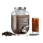 NutriChef 1 Gallon Glass Coffee Maker – Wide-Mouth Authentic Mason Jar @ $14.99