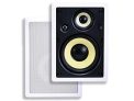 Monoprice 3-Way Fiber In-Wall Speakers – 8 Inch (Pair) With Removable And Paintable Grille – Caliber Series @ $55.99