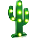 YiaMia LED Night Light LED Cactus Light Table Lamp Light for Kids’ Room Bedroom Gift Party Home Decorations Green @ $5.99
