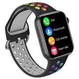 Smart Watch – Nanphn Activity Fitness Tracker Smartwatches with Call/SMS/Heart Rate/Blood Oxygen Monitor/Pedometer for Android/iOS Phones Compatible with iPhone Samsung for Women Men Kids (Black) @ $9.89