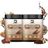 2Pack Mushroom Coffee – Lions Mane Mushroom Powder Arabica Instant Coffee with Lion’s Mane, Reishi, Chaga, Cordyceps and Turkey Tail – Mushroom Coffe Alternative Support Immune & Focus, Brain Booster @ $13.16